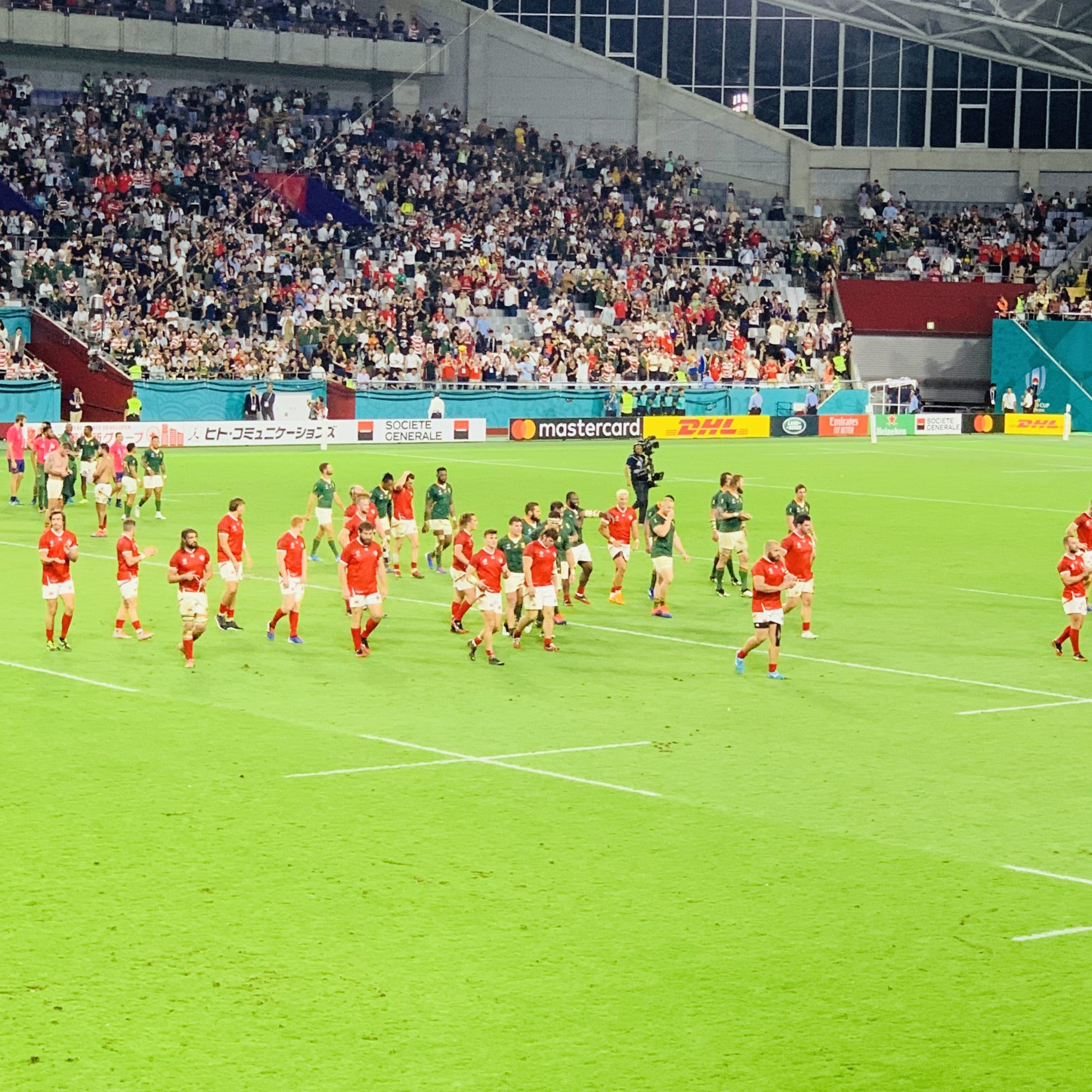 ラグビーワールドカップ 南アフリカvsカナダ 観戦チケット10月8日  